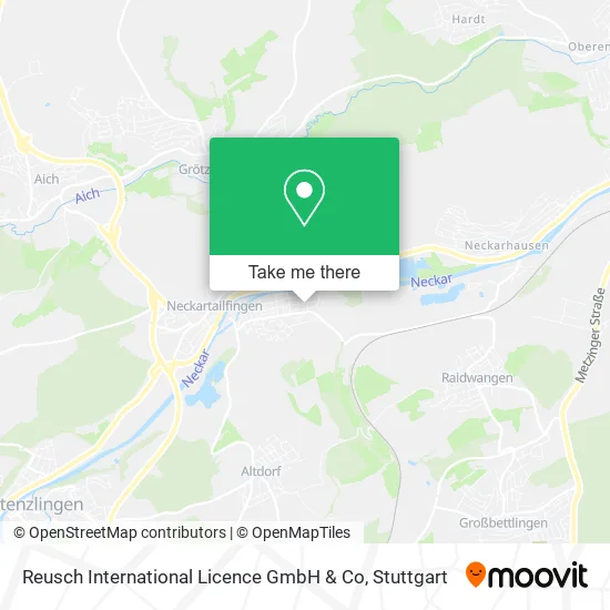 Карта Reusch International Licence GmbH & Co