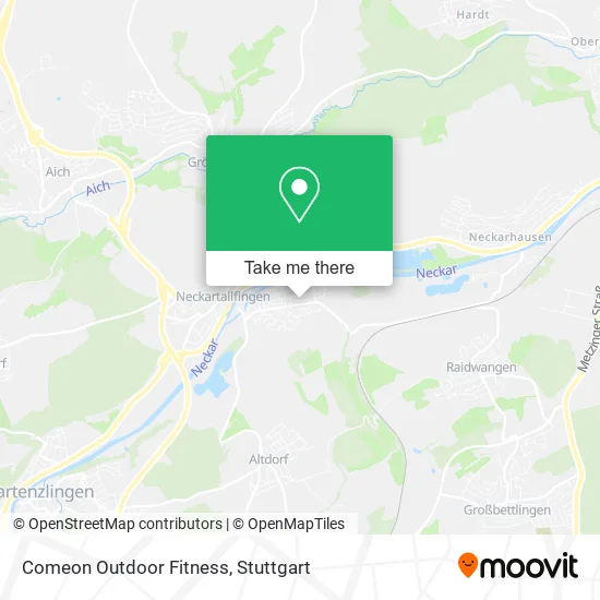 Карта Comeon Outdoor Fitness