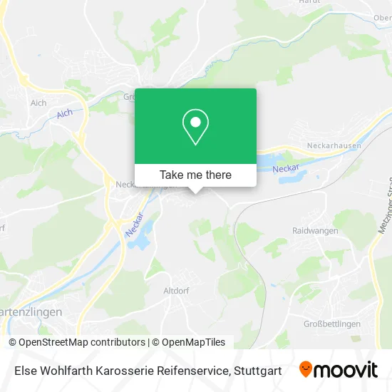 Карта Else Wohlfarth Karosserie Reifenservice