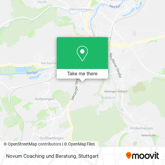 Карта Novum Coaching und Beratung