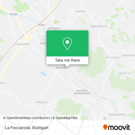 Карта La Foccacciai