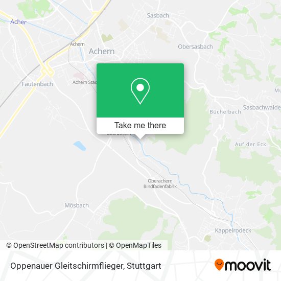 Oppenauer Gleitschirmflieger map