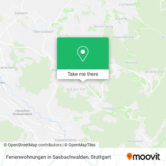 Ferienwohnungen in Sasbachwalden map