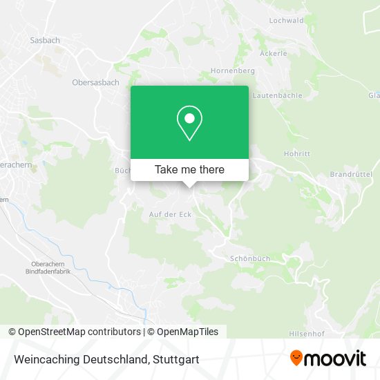 Карта Weincaching Deutschland