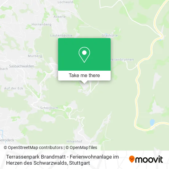 Карта Terrassenpark Brandmatt - Ferienwohnanlage im Herzen des Schwarzwalds