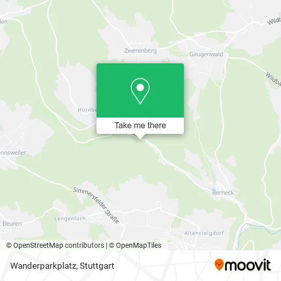 Карта Wanderparkplatz