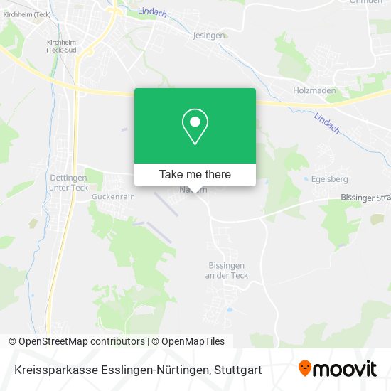 Kreissparkasse Esslingen-Nürtingen map