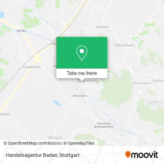 Карта Handelsagentur Baden