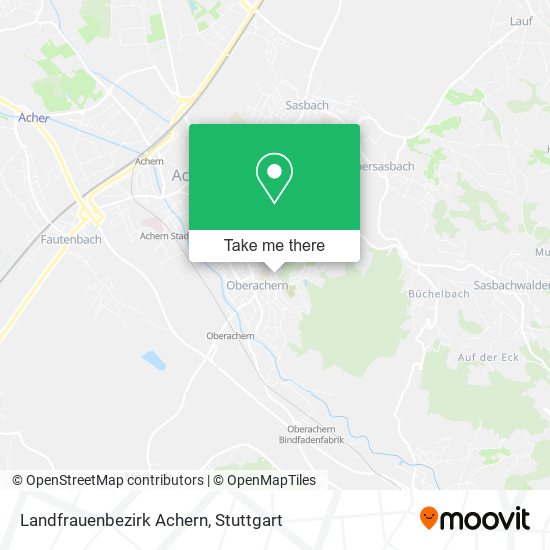 Landfrauenbezirk Achern map