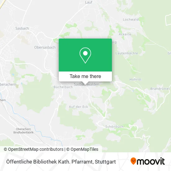 Карта Öffentliche Bibliothek Kath. Pfarramt