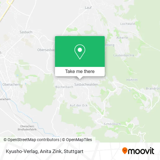 Карта Kyusho-Verlag, Anita Zink