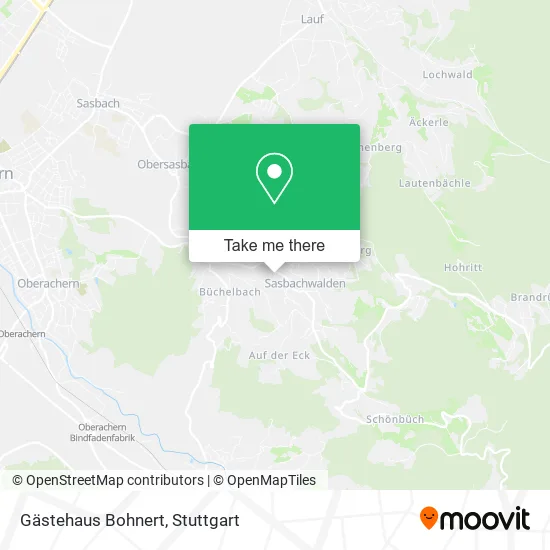 Карта Gästehaus Bohnert