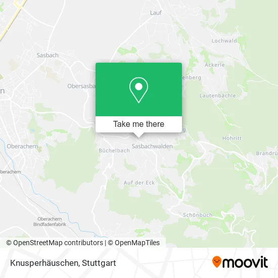 Карта Knusperhäuschen