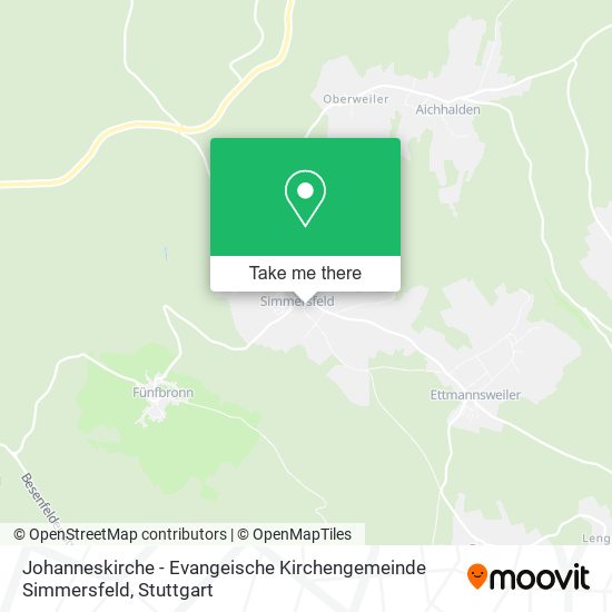 Johanneskirche - Evangeische Kirchengemeinde Simmersfeld map
