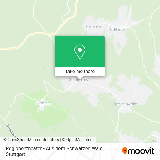 Карта Regionentheater - Aus dem Schwarzen Wald