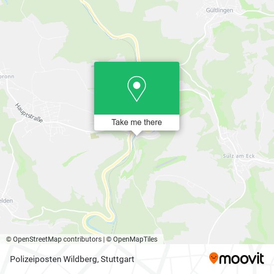 Карта Polizeiposten Wildberg