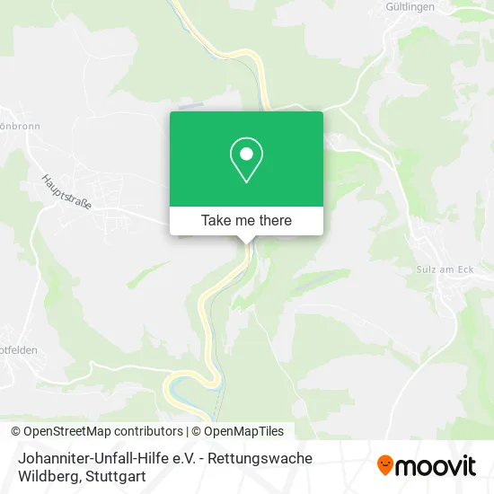 Карта Johanniter-Unfall-Hilfe e.V. - Rettungswache Wildberg