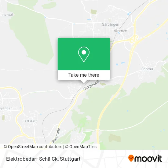 Карта Elektrobedarf Schã Ck