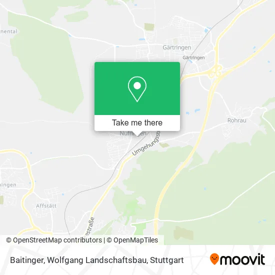 Карта Baitinger, Wolfgang Landschaftsbau