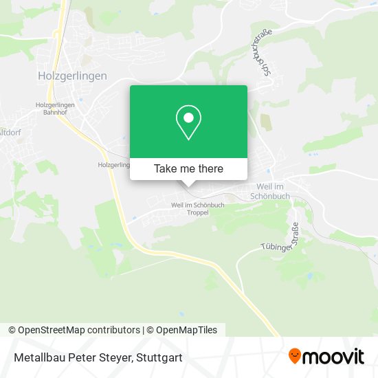 Metallbau Peter Steyer map