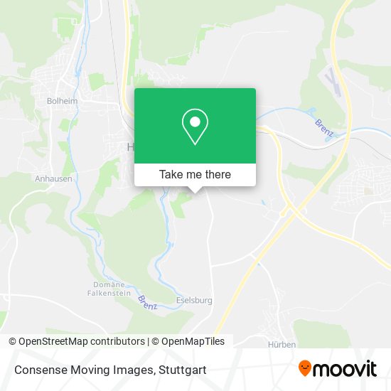 Consense Moving Images map