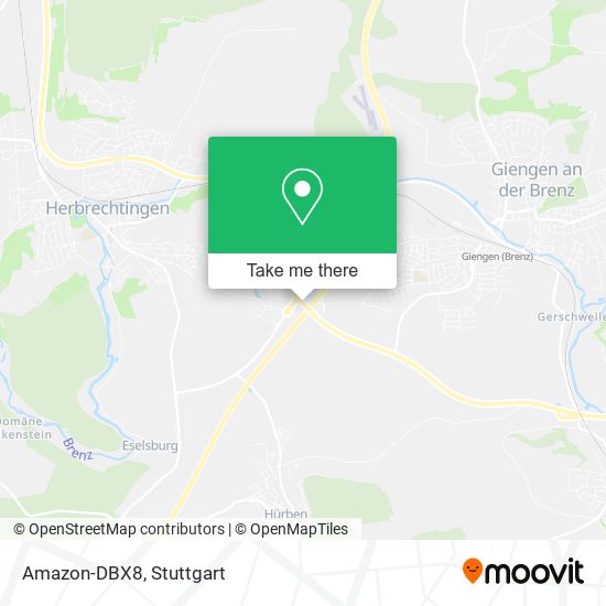 Amazon-DBX8 map