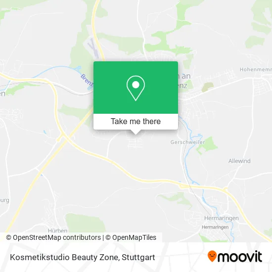 Карта Kosmetikstudio Beauty Zone