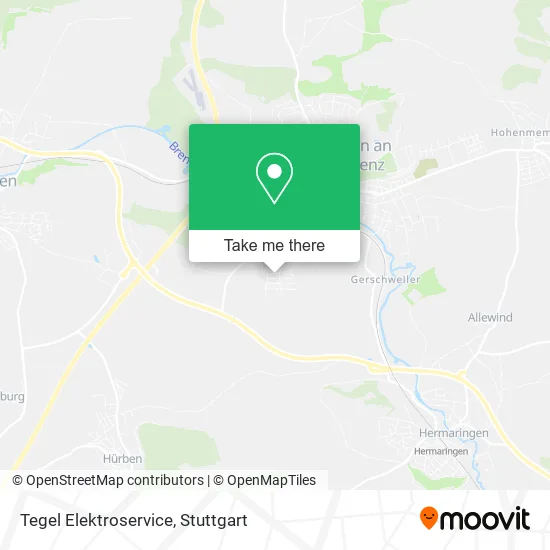 Карта Tegel Elektroservice