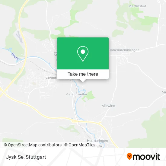 Карта Jysk Se