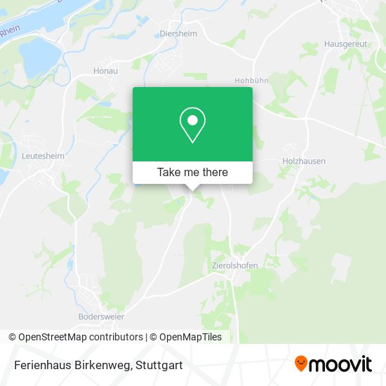 Ferienhaus Birkenweg map
