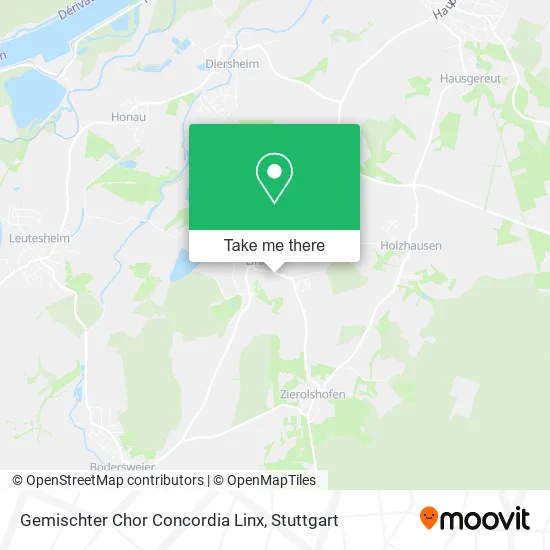 Карта Gemischter Chor Concordia Linx