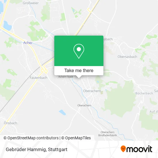 Карта Gebrüder Hammig