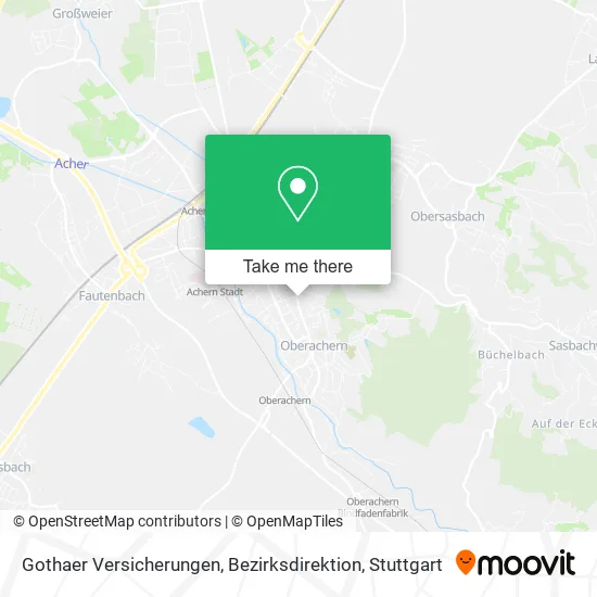 Карта Gothaer Versicherungen, Bezirksdirektion