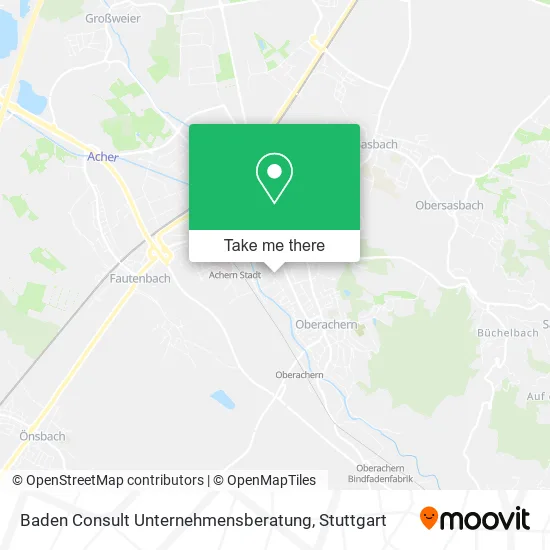 Карта Baden Consult Unternehmensberatung