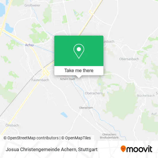 Карта Josua Christengemeinde Achern