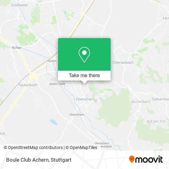 Карта Boule Club Achern