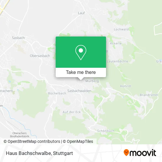 Карта Haus Bachschwalbe