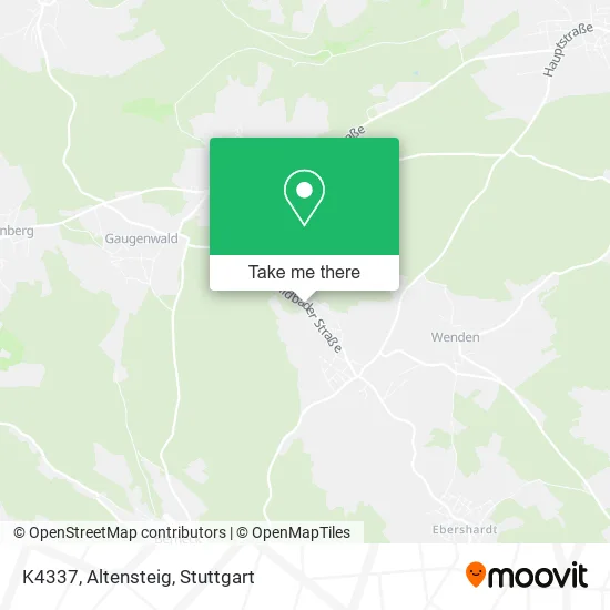 Карта K4337, Altensteig