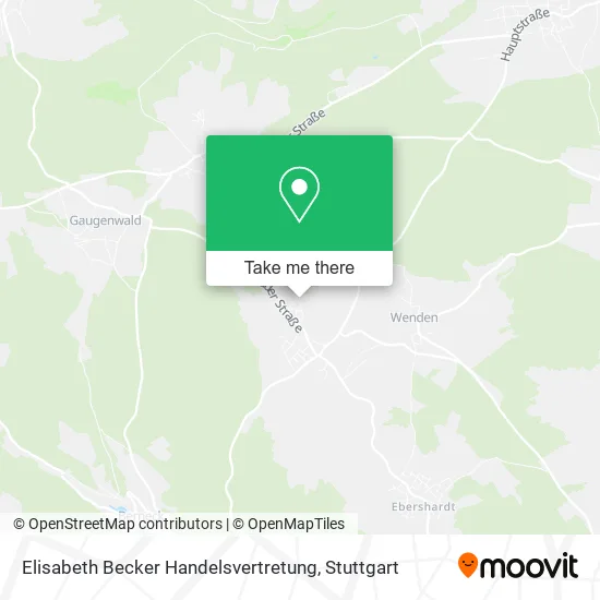 Карта Elisabeth Becker Handelsvertretung