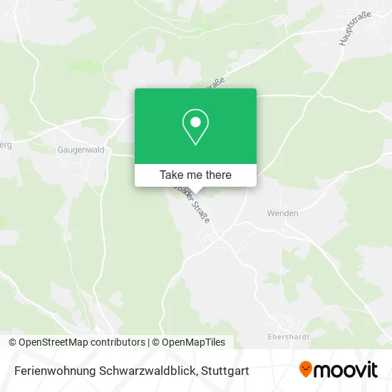 Карта Ferienwohnung Schwarzwaldblick