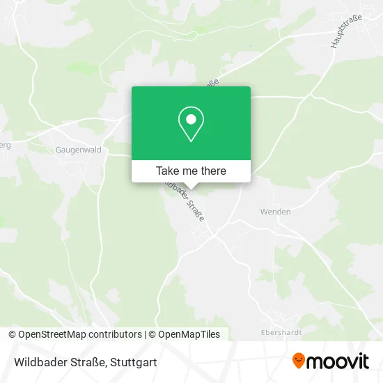 Карта Wildbader Straße