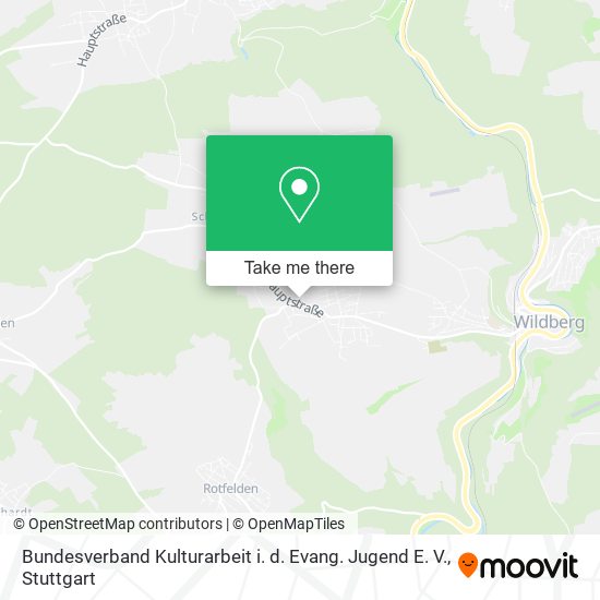 Bundesverband Kulturarbeit i. d. Evang. Jugend E. V. map