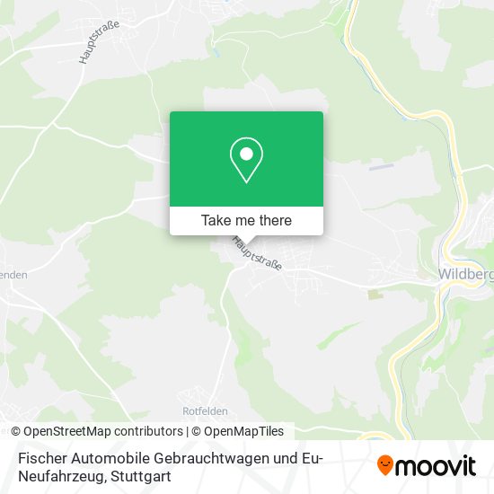 Fischer Automobile Gebrauchtwagen und Eu-Neufahrzeug map