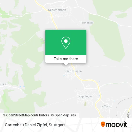 Карта Gartenbau Daniel Zipfel