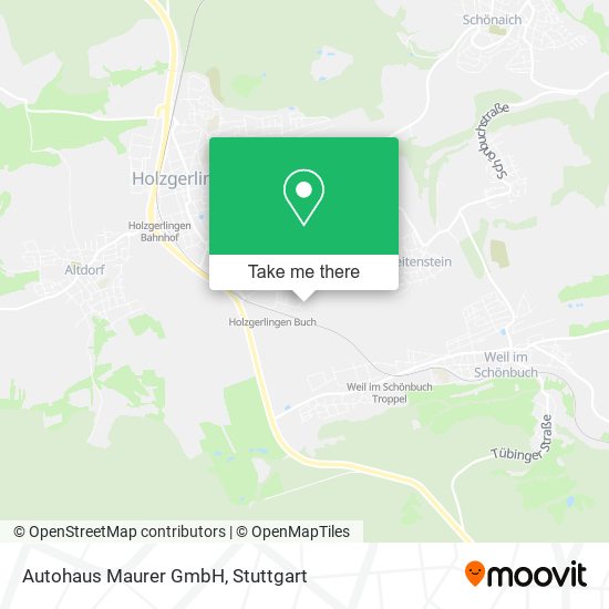 Autohaus Maurer GmbH map