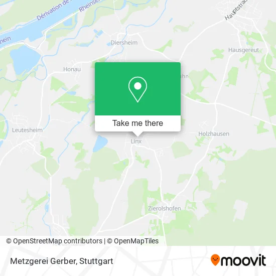 Карта Metzgerei Gerber