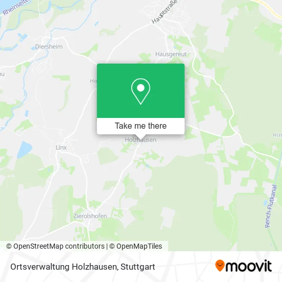 Карта Ortsverwaltung Holzhausen