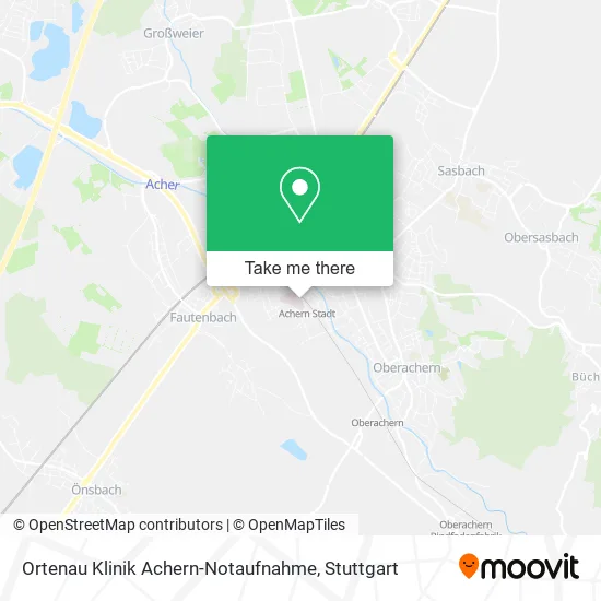 Карта Ortenau Klinik Achern-Notaufnahme