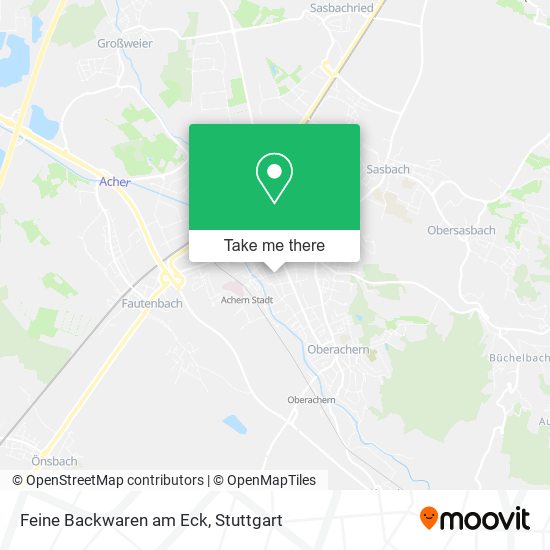 Feine Backwaren am Eck map