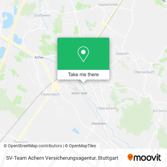 Карта SV-Team Achern Versicherungsagentur